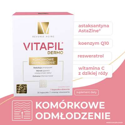 Vitapil Dermo Komórkowe Odmłodzenie, 30 kapsułek